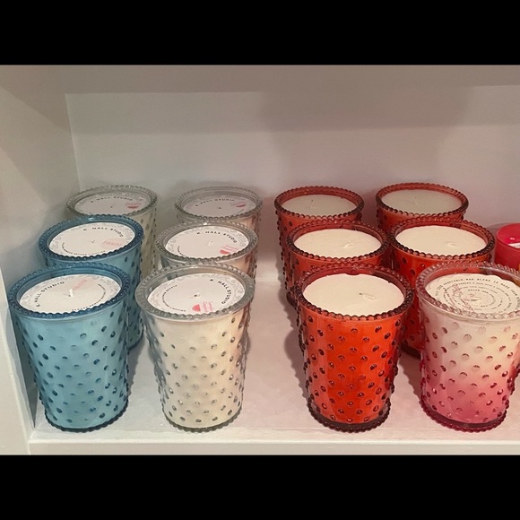 Lavender & Grapefruit Hobnail Glass Candle - NWT - Picture 13 of 15